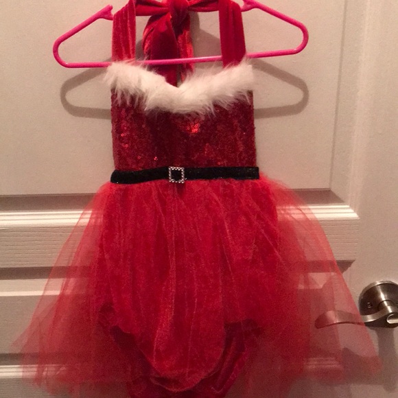 Santa Sparkle Romper - Picture 1 of 2